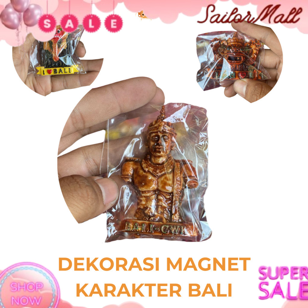 Magnet Barong Bali Resin - Magnet Karakter bali - Magnet Garuda Pancasila - Magnet Gwk - Magnet Garu