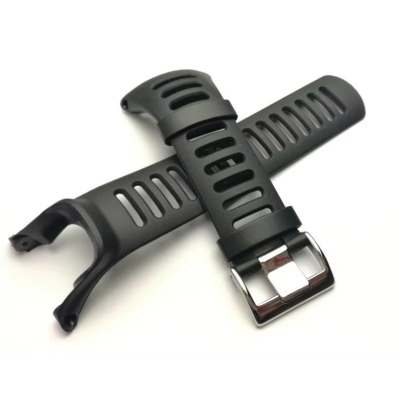 24MM Rubber Replacement Wat Band Silicone Strap Wristbands for Suunto Ambit 3 Peak / Sport / Run / 2