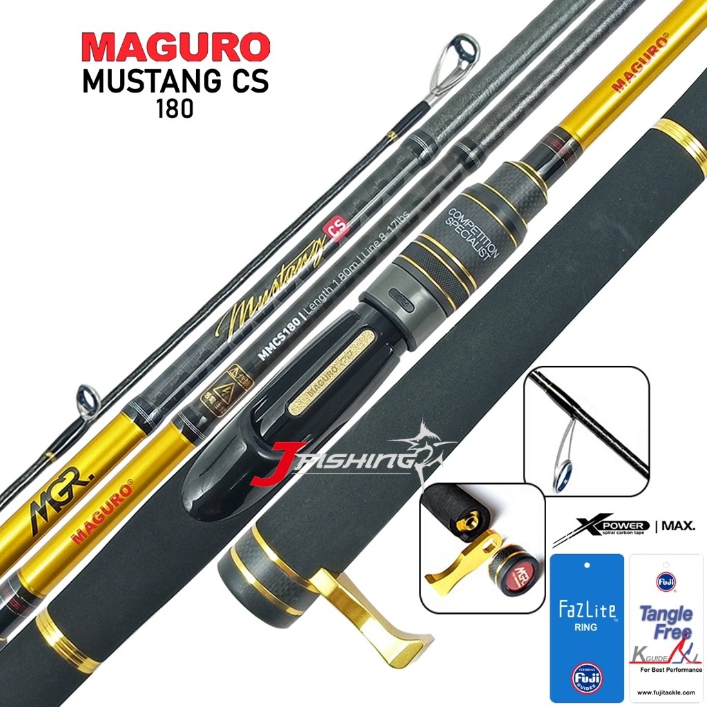 Joran MAGURO Mustang CS 180M | Galatama | Lomba | Spinning | Casting . JF