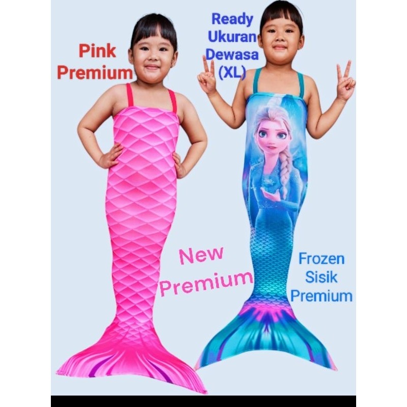 (Bisa Cod) Kostum Mermaid Putri Duyung Dewasa, Bayi, Anak, Remaja Sampai Dewasa