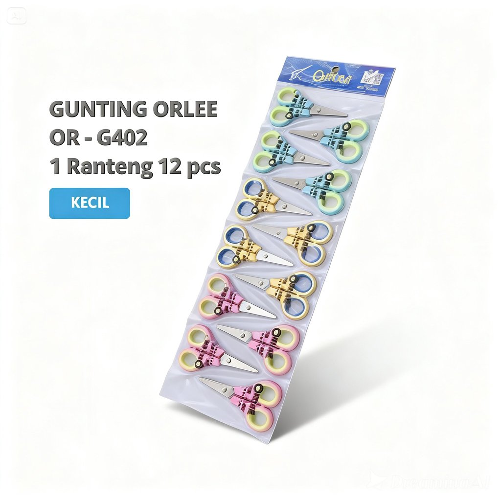 [1Lusin] Gunting - Orlee | Gunting Renteng Kecil - Stainless | Gunting Kecil