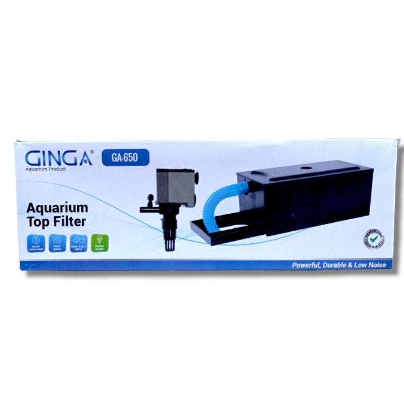 Box filter lengkap Aquarium GINGA GA 650 Pompa aquarium lengkap