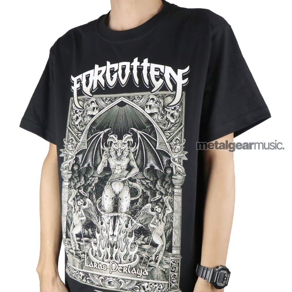 Tshirt Forgotten - Laras Perlaya Katun M-XXL Kaos Pria