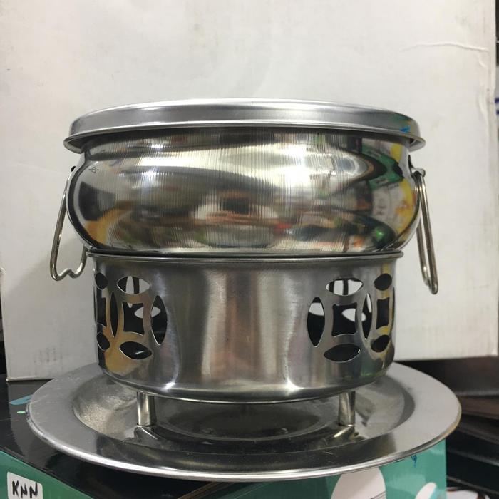 Panci Shabu Rawon Sop Buntut Steamboat Spiritus Lilin Panas Terus