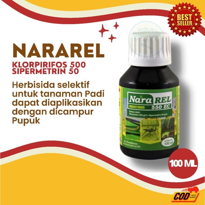 [promo] Insektisida NaraRel 550EC 100ml Pembasmi Walang Sangit