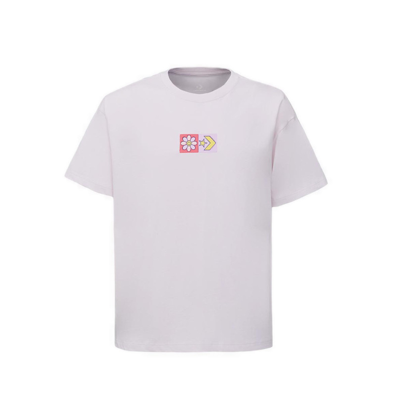 Converse Inflated Squared Flowers Standard Fit Tee Women's Tee - New Found Bloom