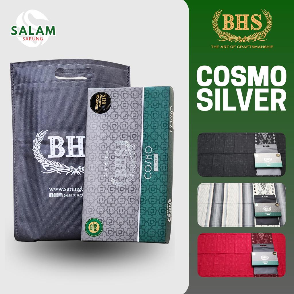 Sarung BHS COSMO SILVER (Best Seller) Berbahan Viscose Blend dengan karakteristik Dingin dan Kain ti