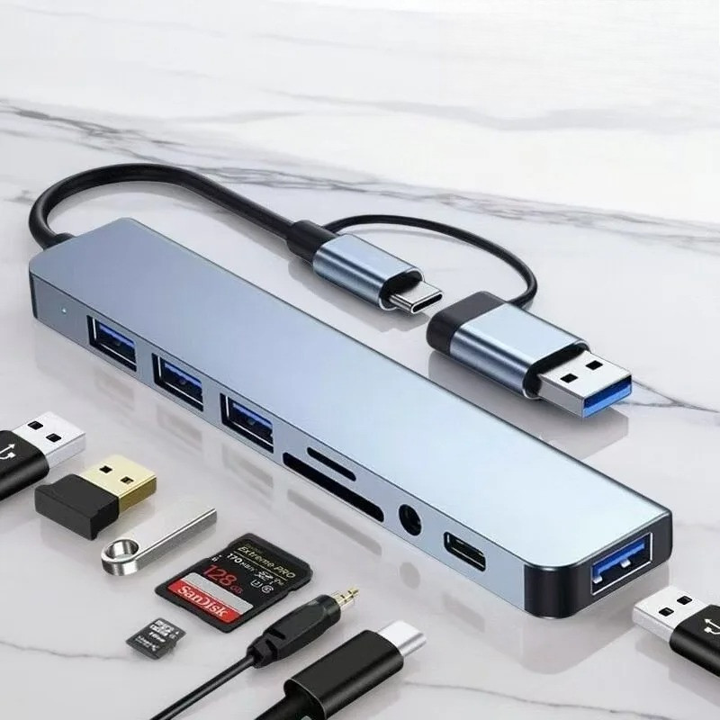 USBC HUB TypeC Splitter Thunderbolt 3 Dock Laptop Adapter