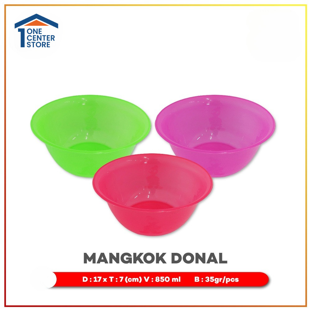 Mangkok Mini 850ml Mangkok Bakso Kecil Plastik Bening