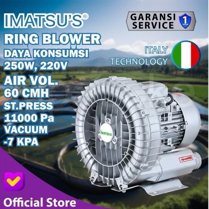 ￼Ring Blower 250 Air Pump Blower Tambak Kolam 250W 250Watt 220V Ring Blower CKE