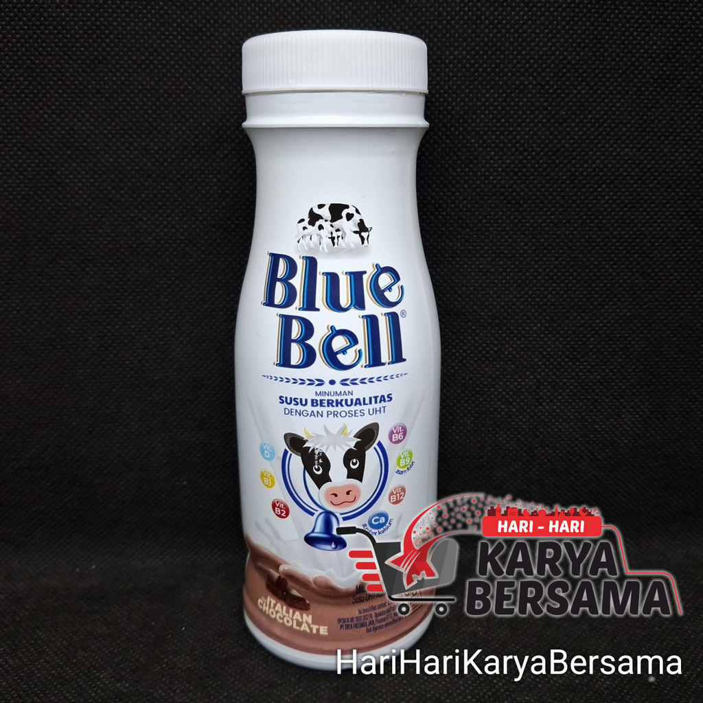 MINUMAN SUSU BLUE BELL RASA ITALIAN COKELAT 200ML