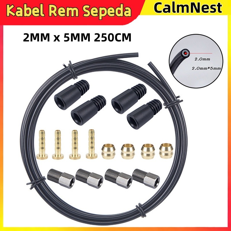 Kabel Rem Hidrolik Sepeda MTB Shimano BH59 BH90 Selang Rem Cakram Universal Discbrake 2.5m Lengkap B