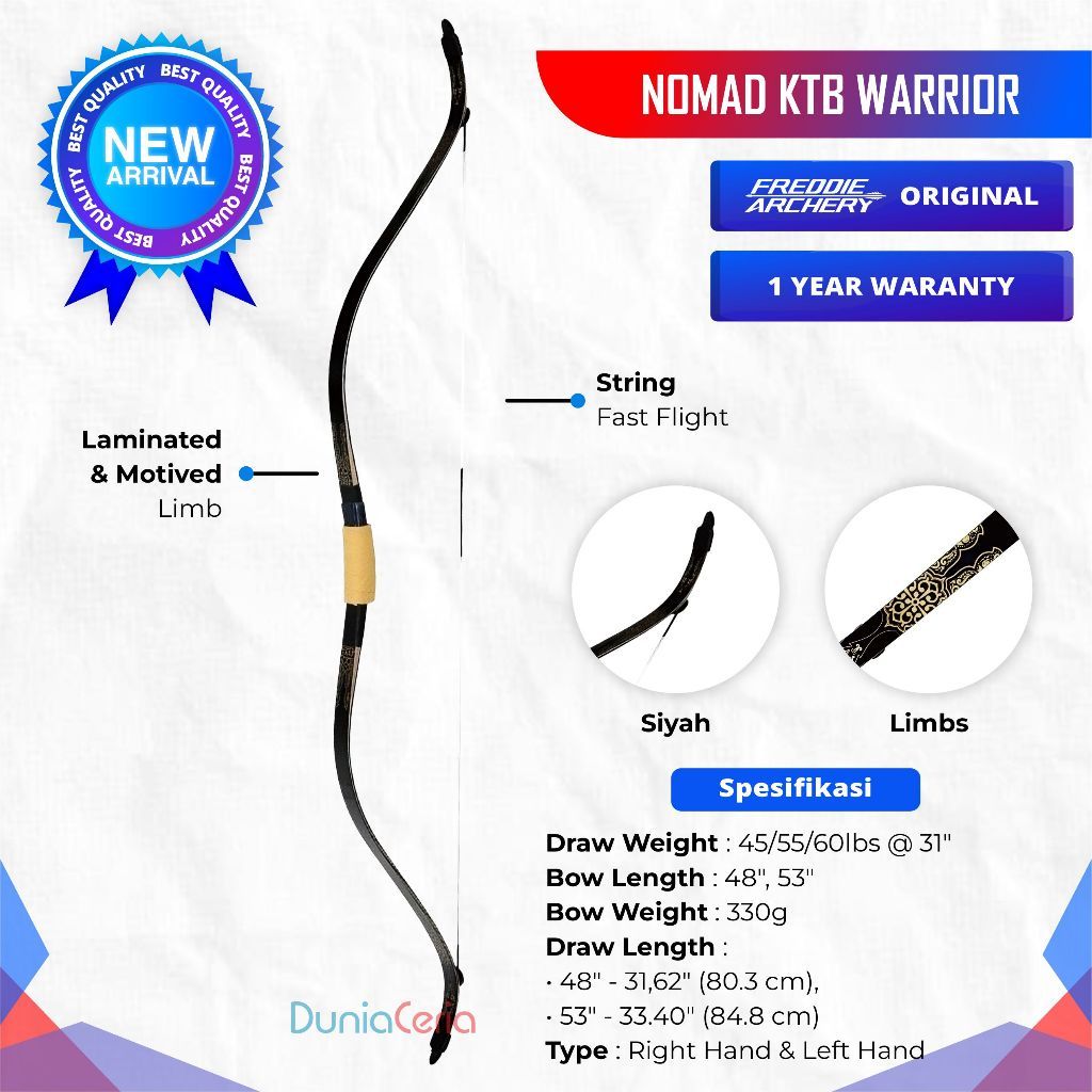 Busur Panah Horsebow Import Korea Nomad Warrior KTB Grip