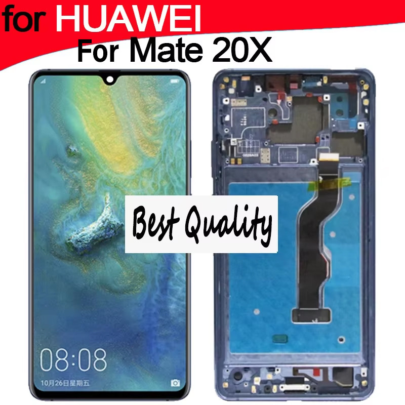 7.2''Original LCD for Huawei Mate 20X 5G EVR-N29 EVR-AN00 Touch Screen For Huawei Mate 20X 4G EVR-L2