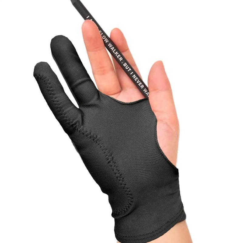 Two Finger Drawing Gloves Antitou Glove Graphic Tablet Gloves for Tablet Tou Screen Drawing Antimist