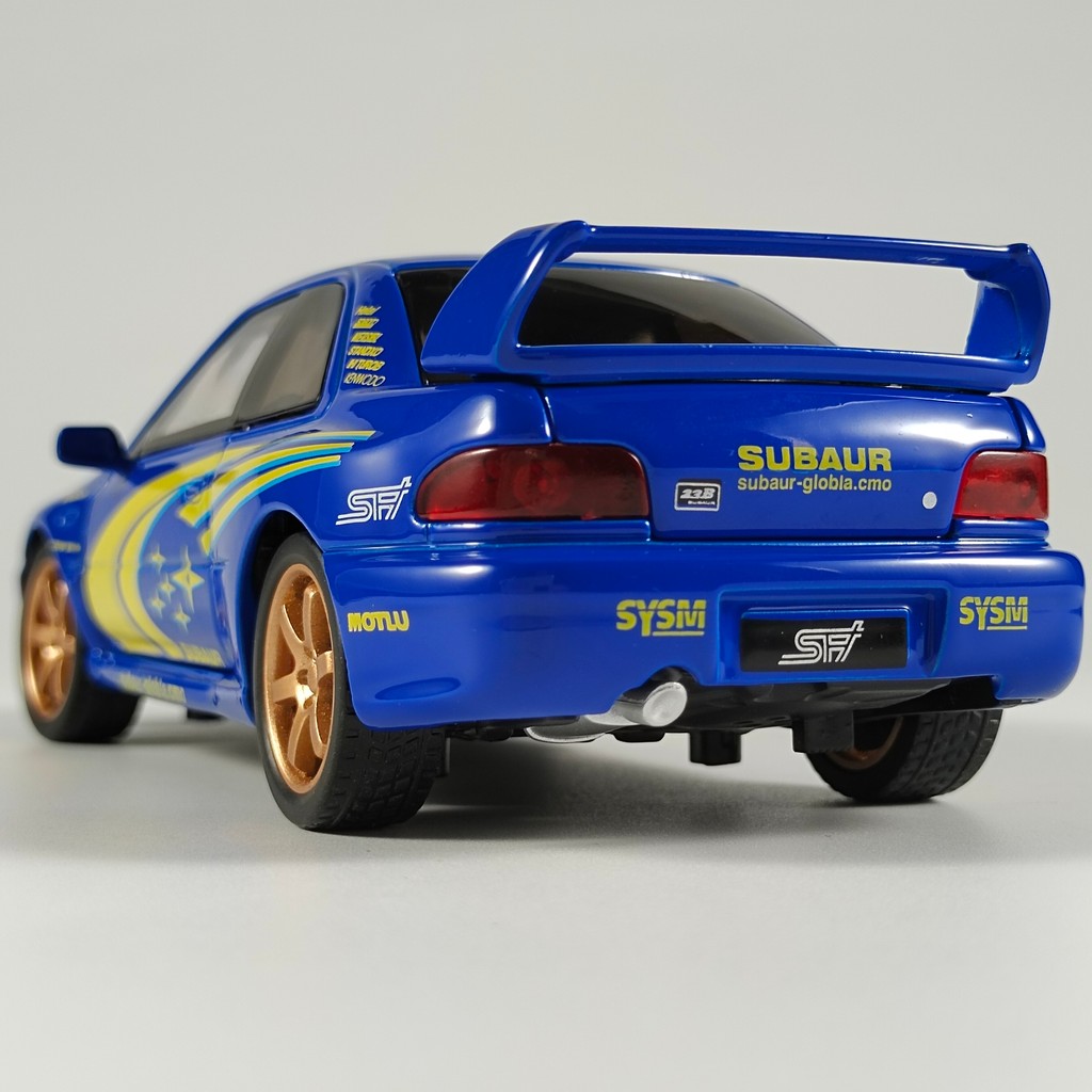 JDM 1/32 Subaru Impreza WRX STI Supercar Diecast Model Alloy Metal Car Classic Love Collection Hobby