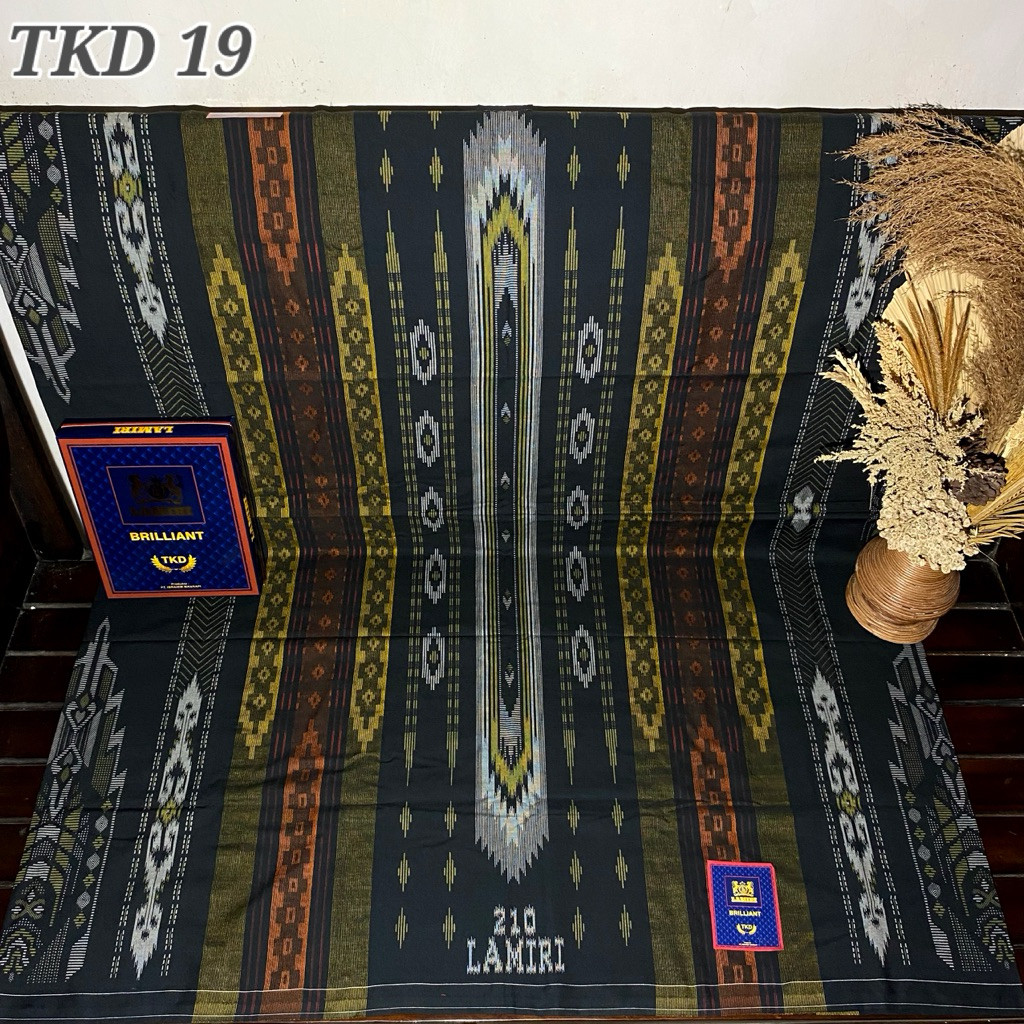 Lamiri TKD Sarung Lamiri Motif Songket Timbul Dobby Premium