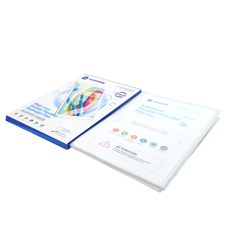 SUNSHINE SS057P SS057P+ HD Hydrogel Film Sheets Front Rear Film for IPad Tablet Protective SS890C Cu