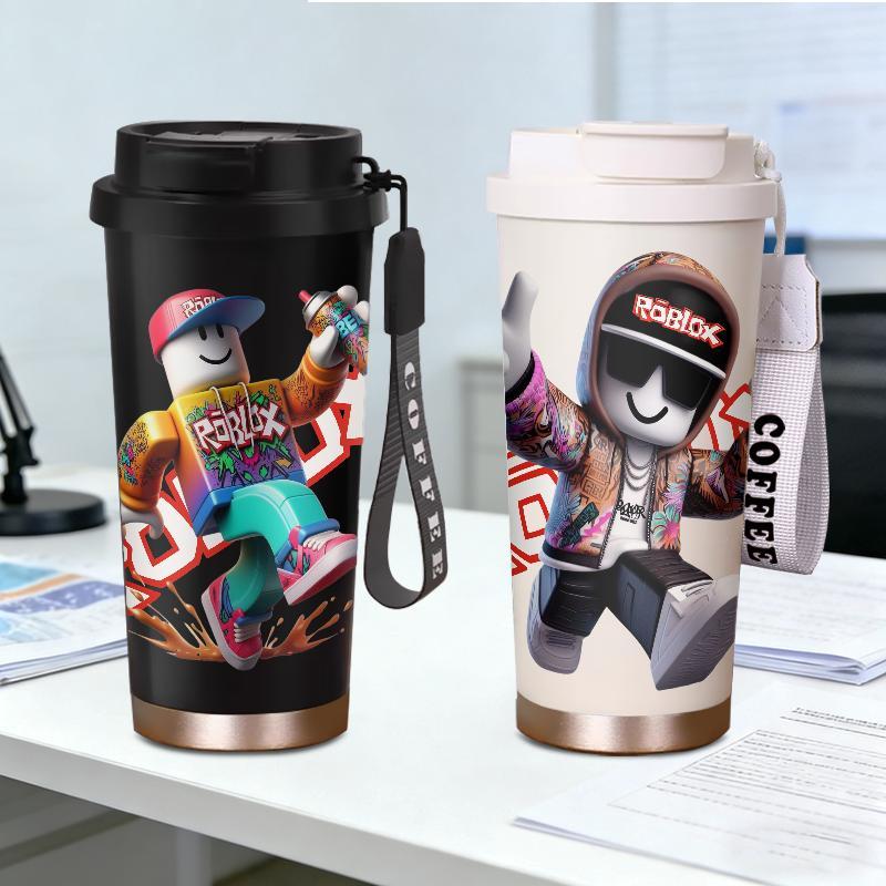 Tumbler Roblox Botol Minum Aesthetic Stainless Steel Tumblr CUP 500 ML Termos Viral Keep Cold Hot Ta