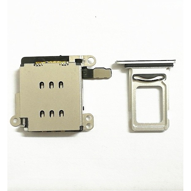 for iPhone XR Dual SIM Card Reader flex cable +SIM Card tray Holder Slot Adapter Replacement