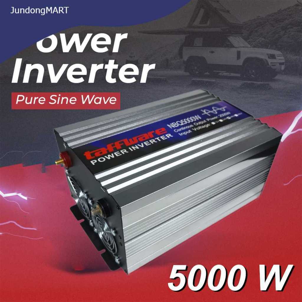 Taffware Power Inverter Mobil Pure Sine Wave DC 48V to AC 220V 5000W - NBQ5000W