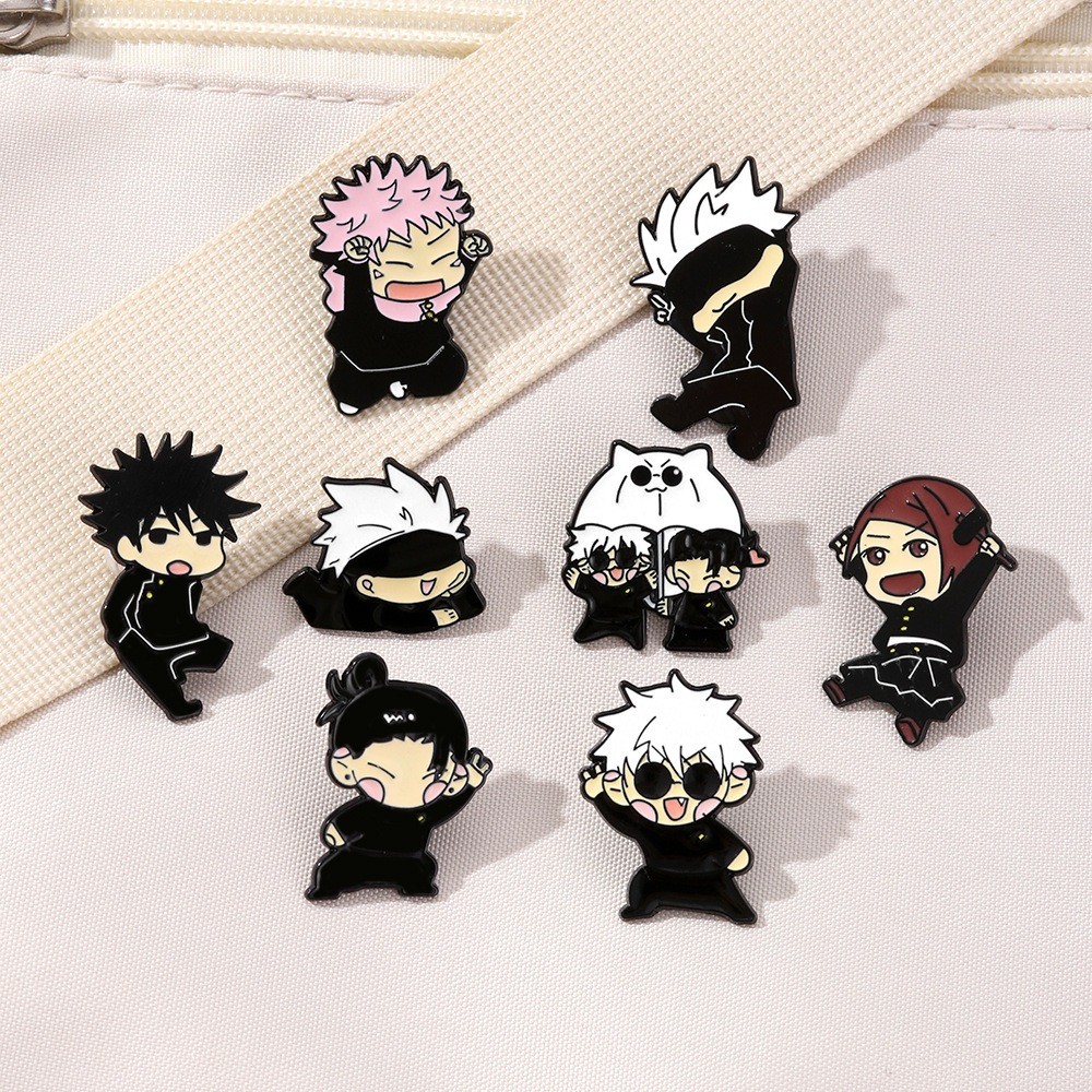 StickyPOP - Pin Bros JUJUTSU KAISEN Bros Tas Baju Topi Kartun Anime PIN-019