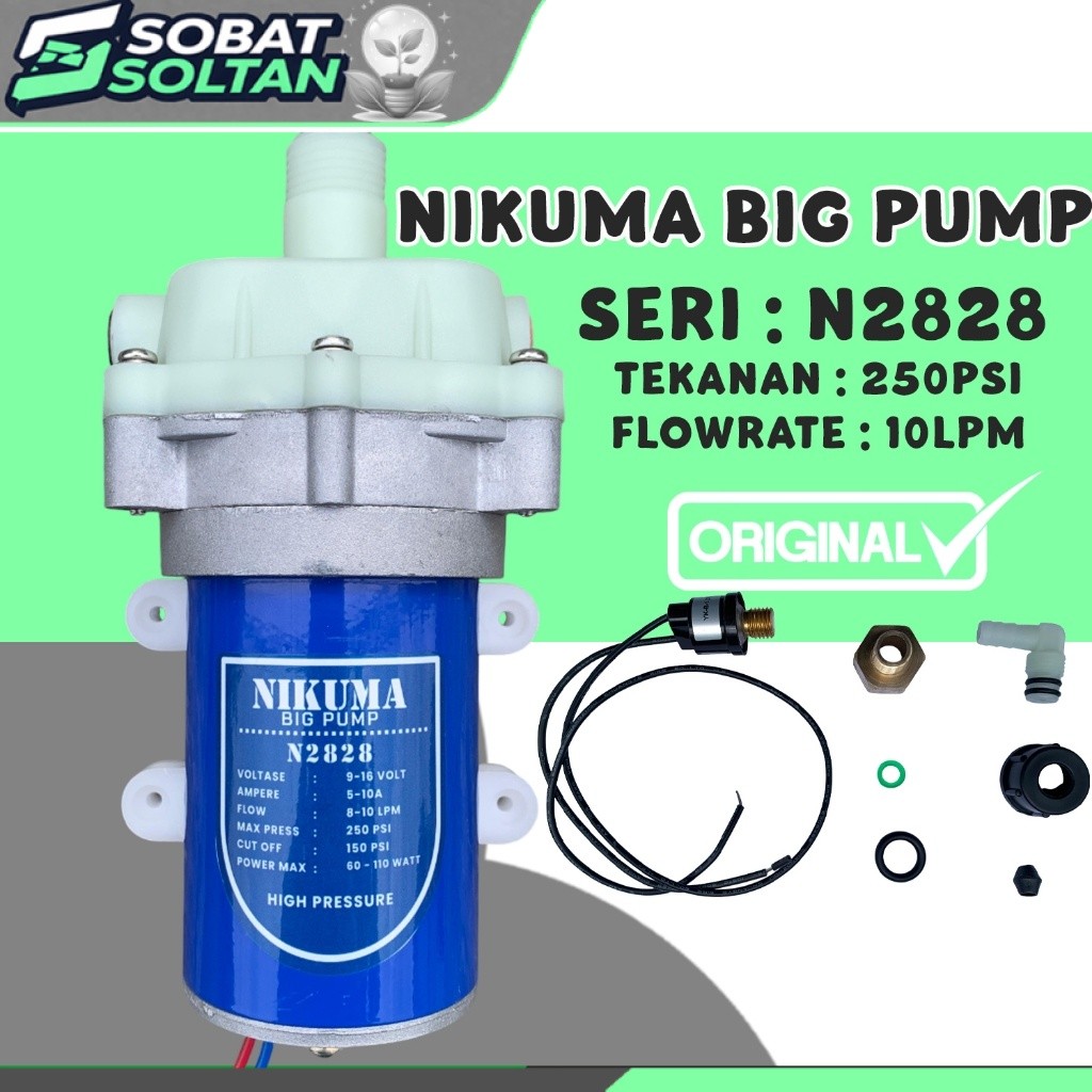 Dinamo Sprayer Portabel N2828 - Nikuma Big pump 250 PSI mantab
