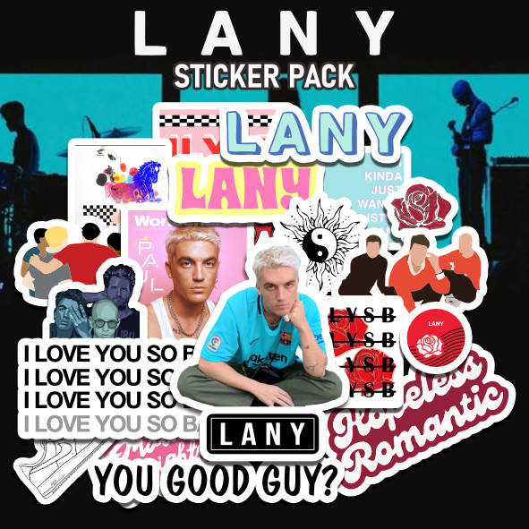 Sticker 21pcs Sticker LANY Aesthetic Pack | Vinyl Laminasi Waterproof