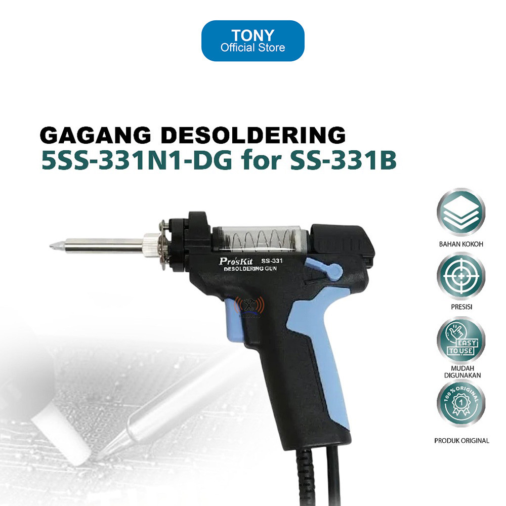 Gagang Desoldering PROSKIT 5SS - Spare Handle for SS-331B Station - 5SS-331N1