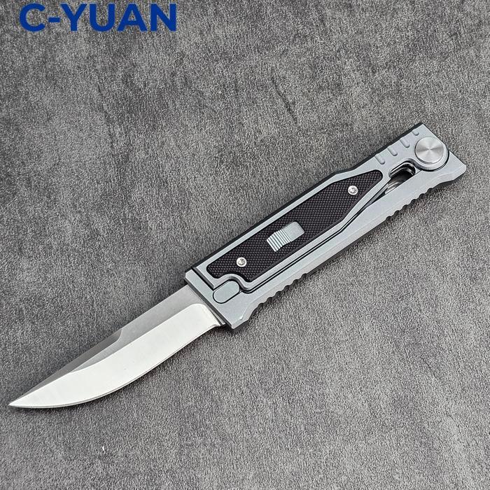 MACH Gravity Knife Side Lock D2 Blade Aluminium Alloy Handle EDC Outdoor Folding Knife