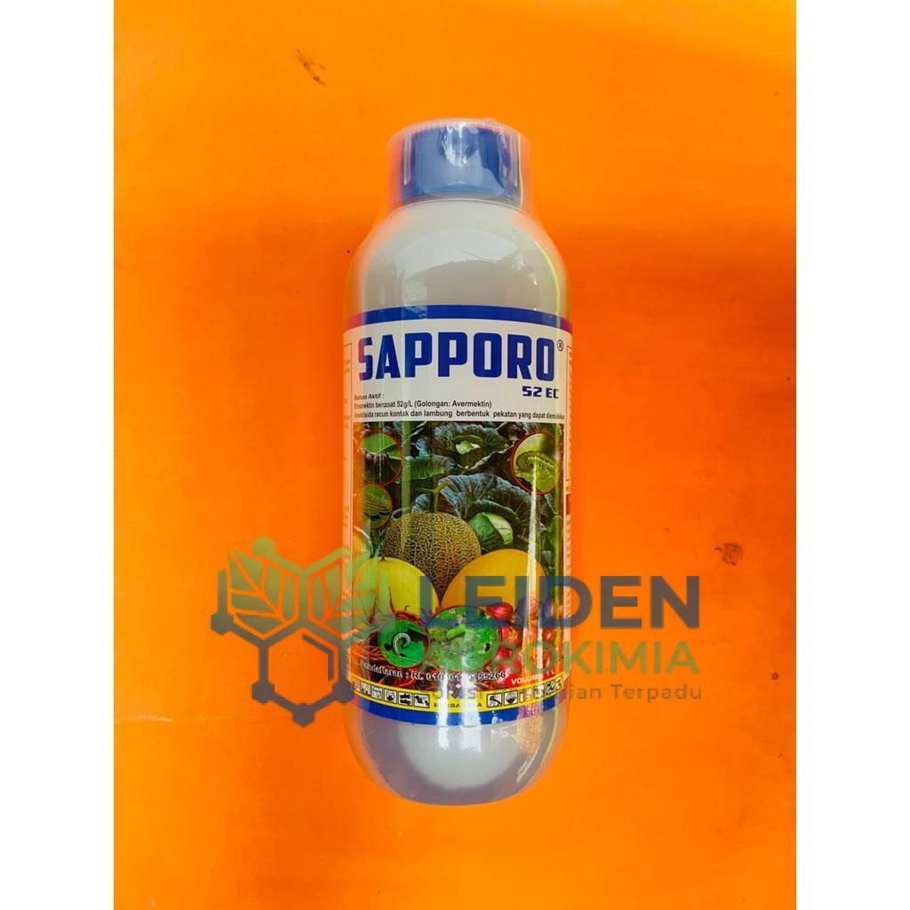Insektisida SAPPORO 52 EC isi 500ml 1 liter Santani Agro Mandiri Pengendali Hama ulat grayak