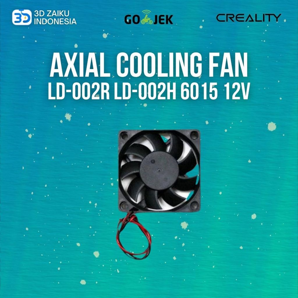 Original Creality LD-002R LD-002H 6015 12V Axial Cooling Fan