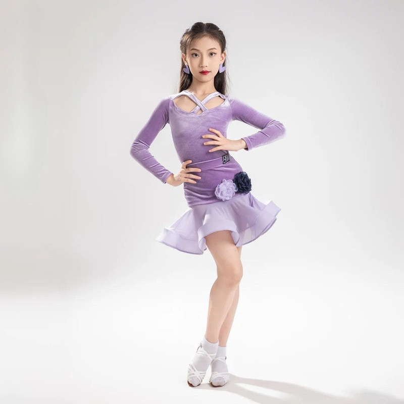 New girls' Latin dance dress