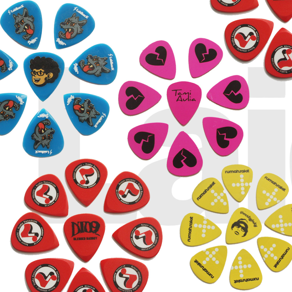 Pick Guitar akustik elektrik Custom eceran 5pcs