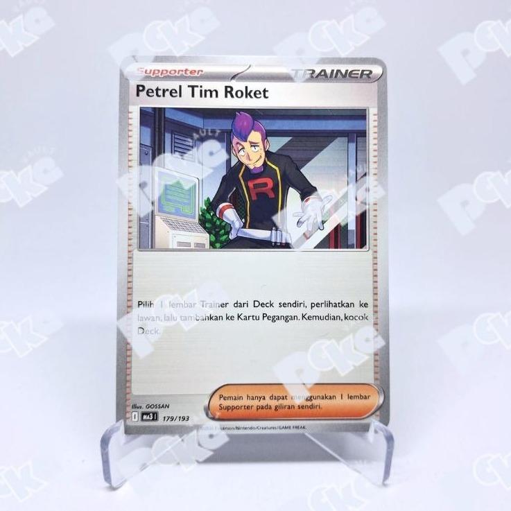 Kartu Pokemon TCG Indo - Petrel Tim Roket MA3 | 179/193