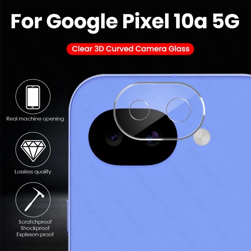 3D Clear Lens Glass for Google Pixel 10a 5G 9H Curved Camera Protector Cover on Googel Gogle Pixel10