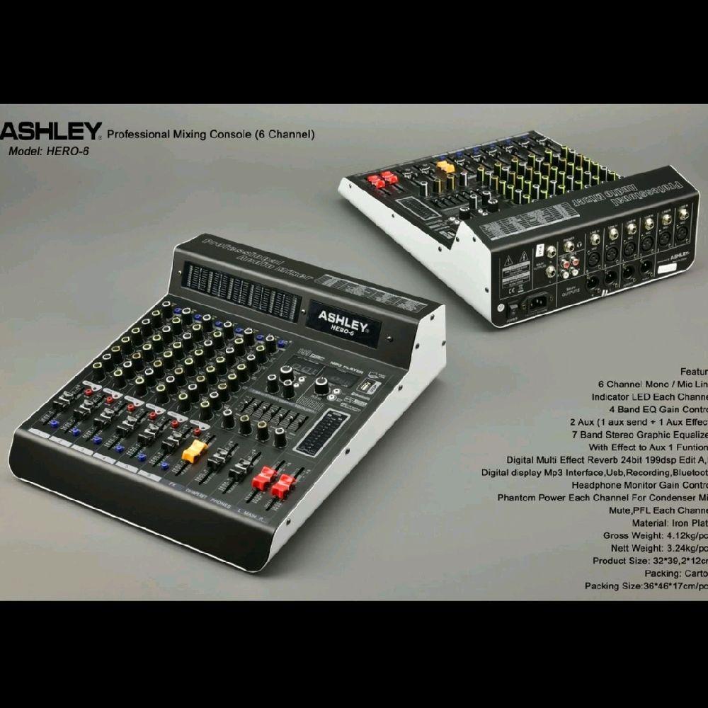 Mixer Ashley Hero-6 (6 Channel)