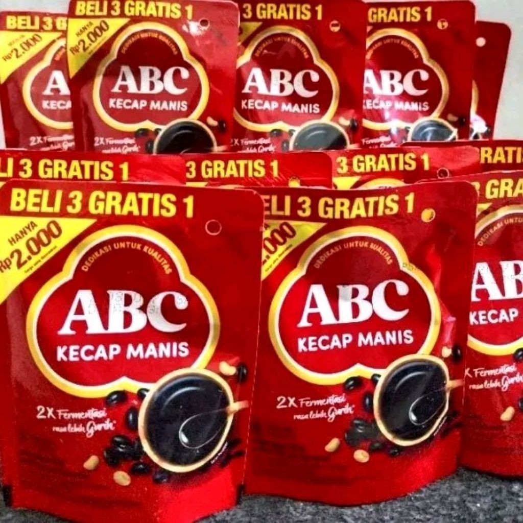 ABC KECAP MANIS 1 KARTON ISI 60 PCS KEMASAN 2.000| Saos Saus