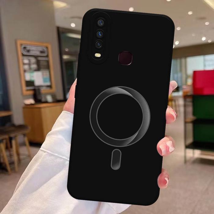 Softcase Untuk Vivo Y12 Y15 Y17 Vivo Y11 Y12i - Motif Magsafe Terbaru, Kesing Handphone, Silikon Cas