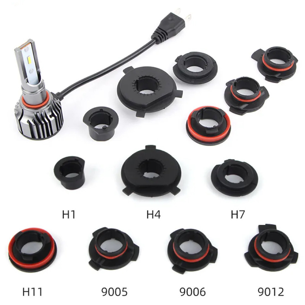 1Pcs Car LED Headlight Bulb Base Adapter Socket Holder 9006-HB4/9005-HB3/H11/H7/H4/H3/H1 Head Lamp R