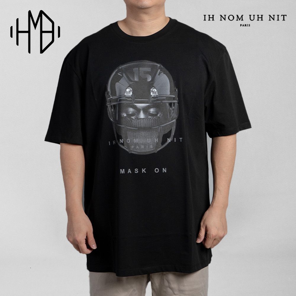 Ih Nom Uh Nit T-Shirt NFL Helmet Tee 100% Authentic