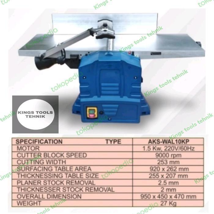 (Ktt)10 Inch Hand Jointer / Mesin Serut Kayu Terlaris
