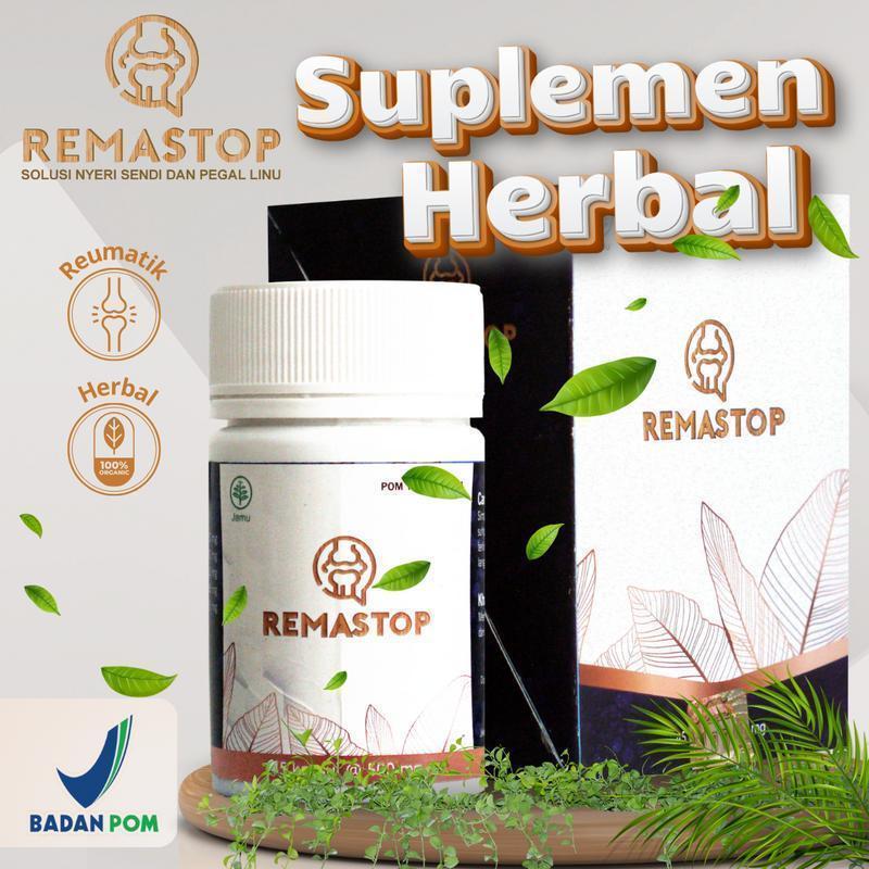 Kapsul Herbal REMASTOP untuk Meredakan Pegal Linu dan Nyeri pada Persendian - 60 Kapsul Vitamin vita