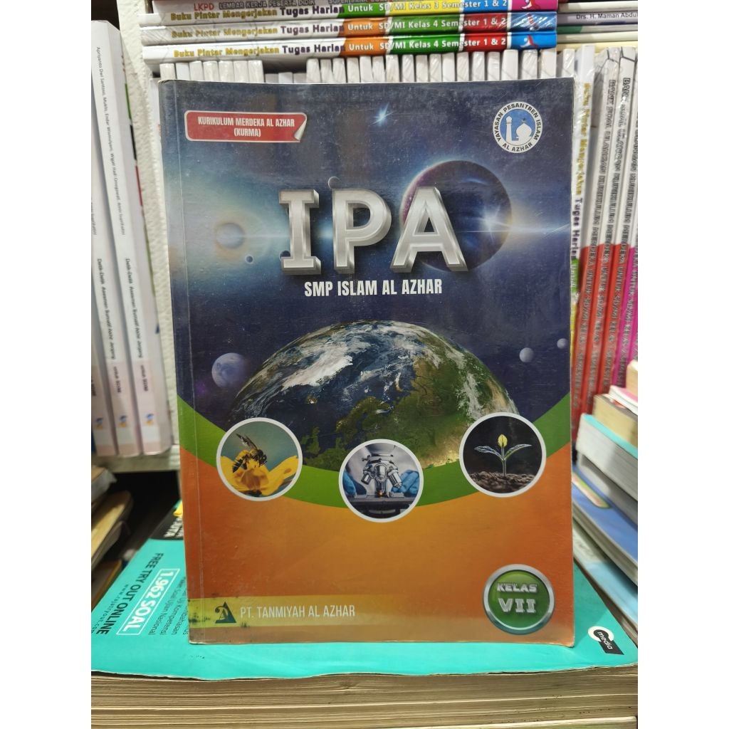 BUKU IPA SMP AL AZHAR KELAS 7 KURMA