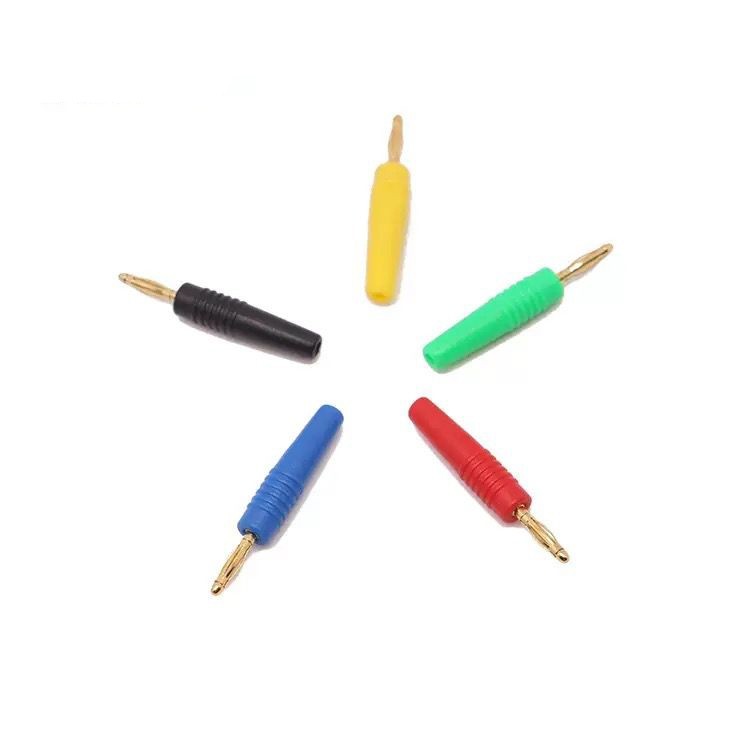 JEK BANANA MALE PLUG GOLD PLAT EMAS 2MM JACK BANANA