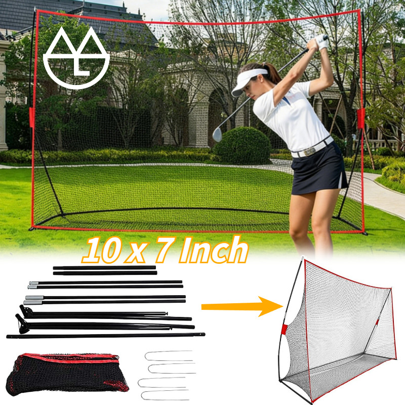 Jaring Golf Net Driving Portable 10 X 7 Inch Golf Net Jaring Latihan Outdoor