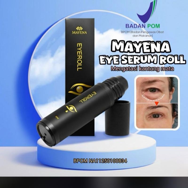 Mayena Eye Serum Roll 20ml - Solusi Alami untuk Kantung Mata & Mata Panda