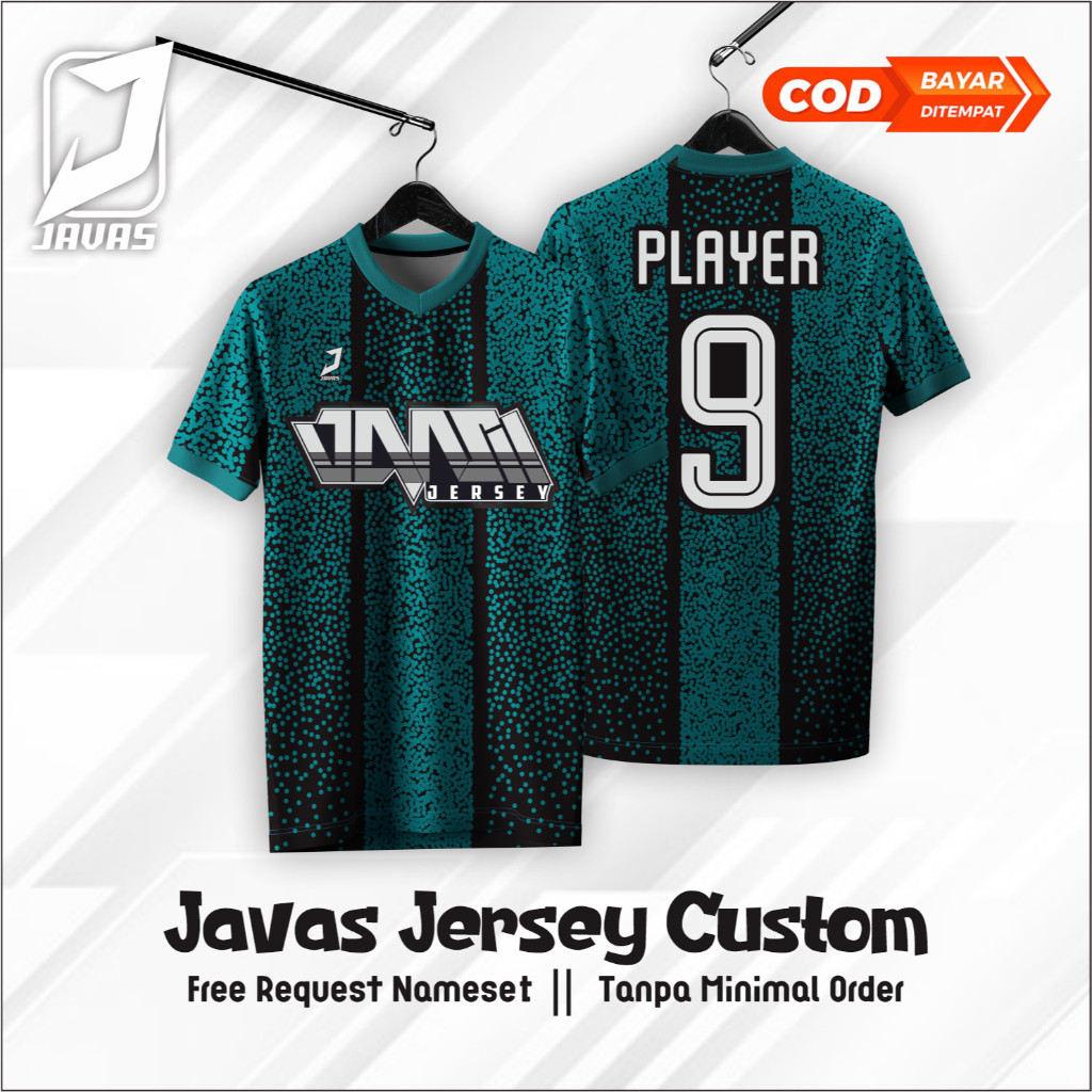 PROMOBaju Jersey Futsal Setelan Sepak Bola Custom Logo dan Nama Full PrintingTERLARIS