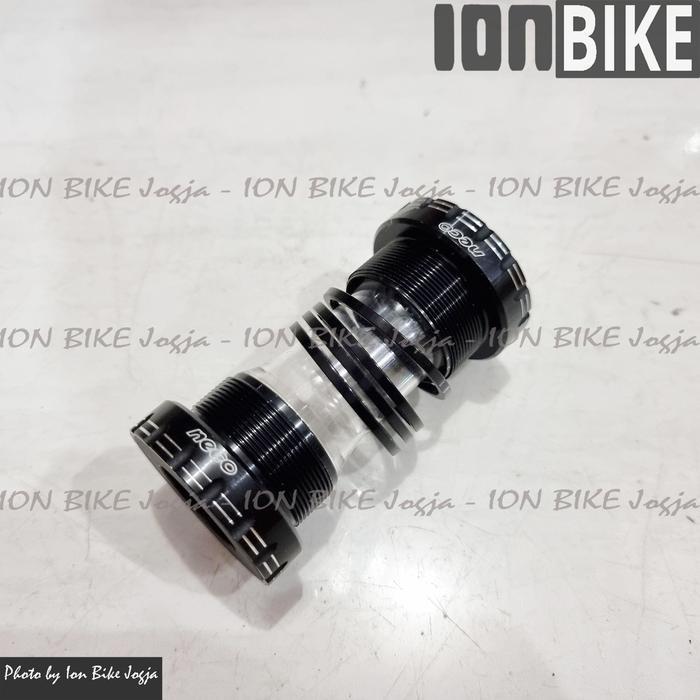 BB Ceramic Neco Hollowtech 2 Bottom Bracket HT2 Hollow Tech Loncer BSA - Hitam