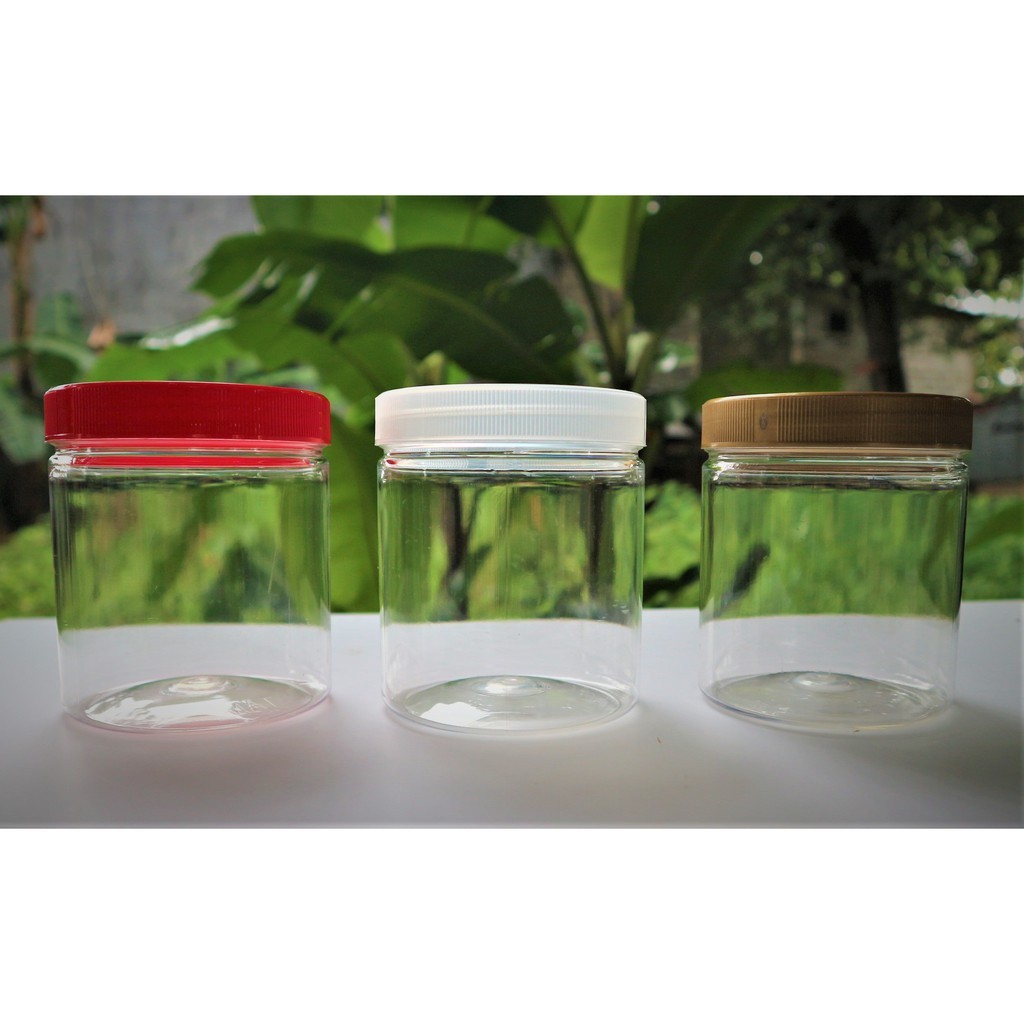 Toples Plastik 600 ml / Jar - Toples Makanan 600 ml